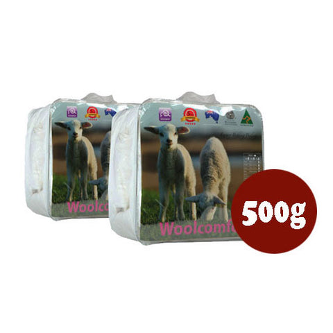 Woolcomfort Japara Wool Quilt 500 GSM