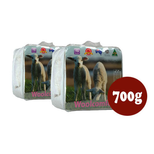 Woolcomfort Japara Wool Quilt 700 GSM