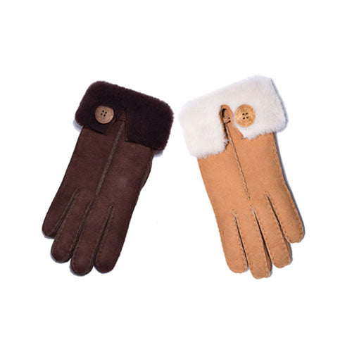 Auzland Ladies Button Gloves