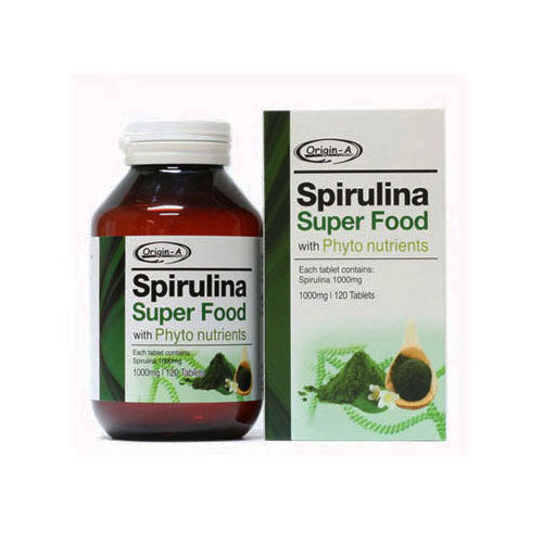 Origin-A Spirulina 1,000mg 120 Tablets